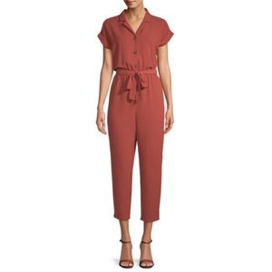 No Boundaries Brand New Rust Flange Jumpsuit